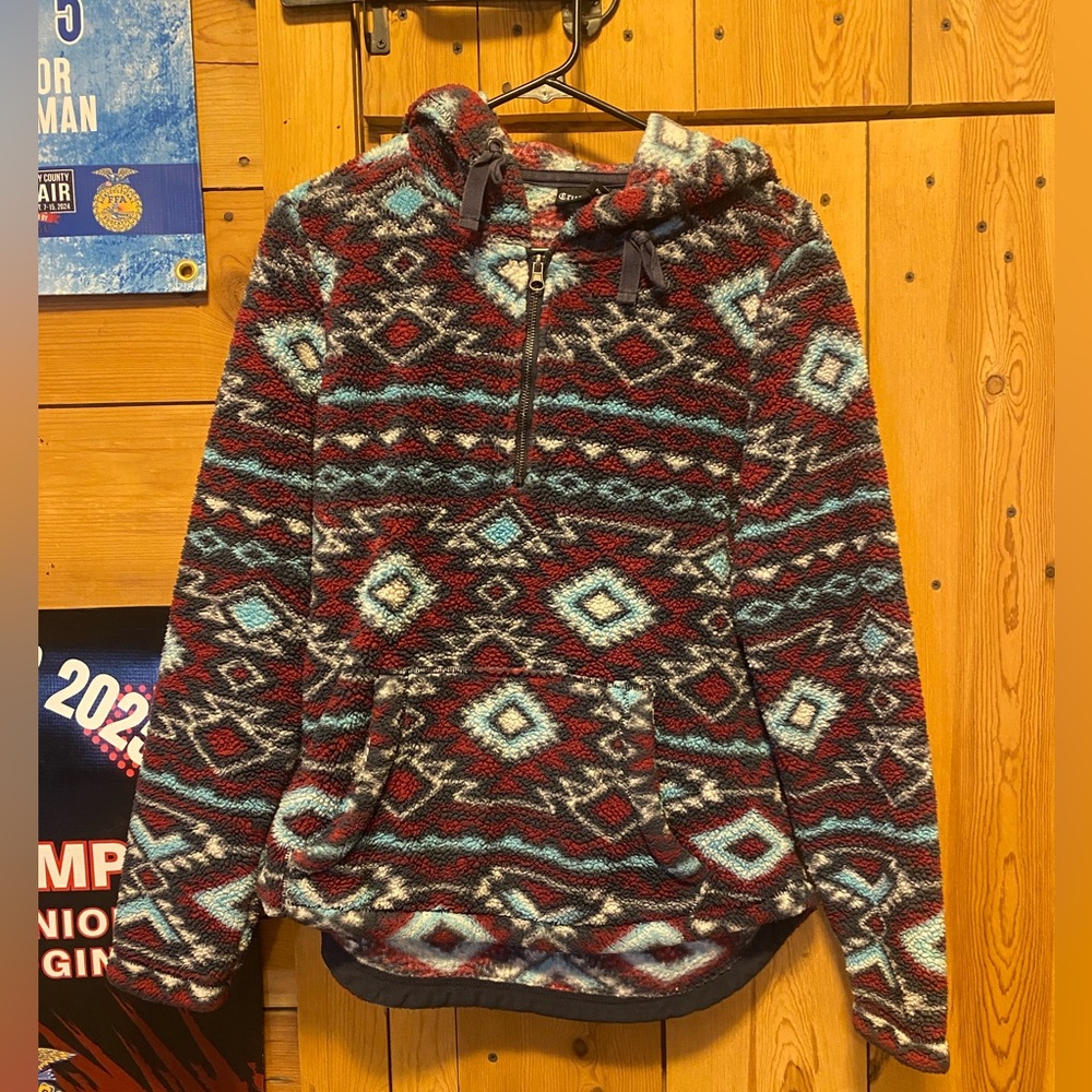 Cruel Denim Sherpa Quarter Zip